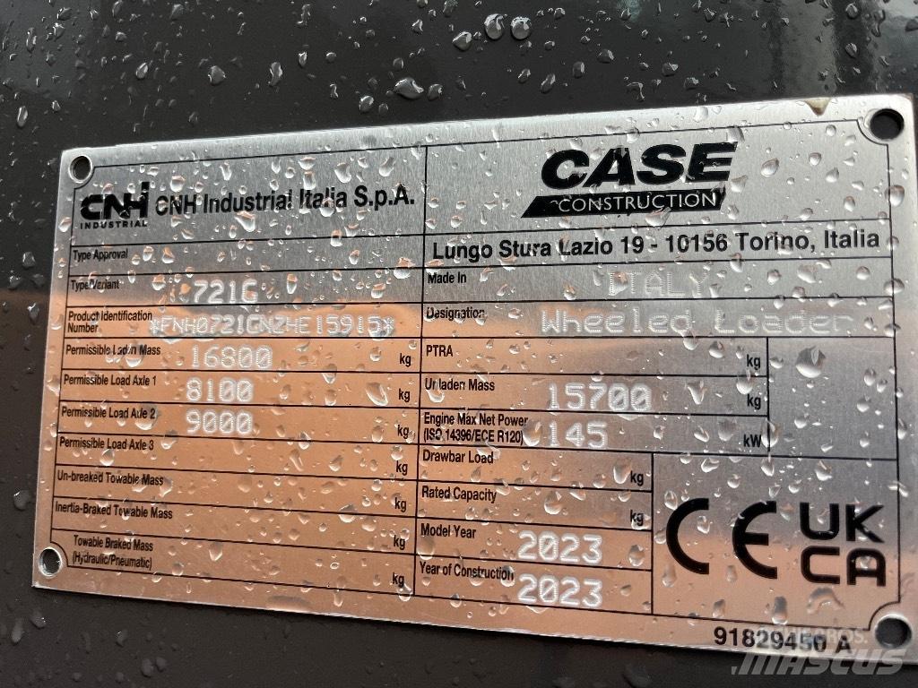 CASE 721 G Radlader