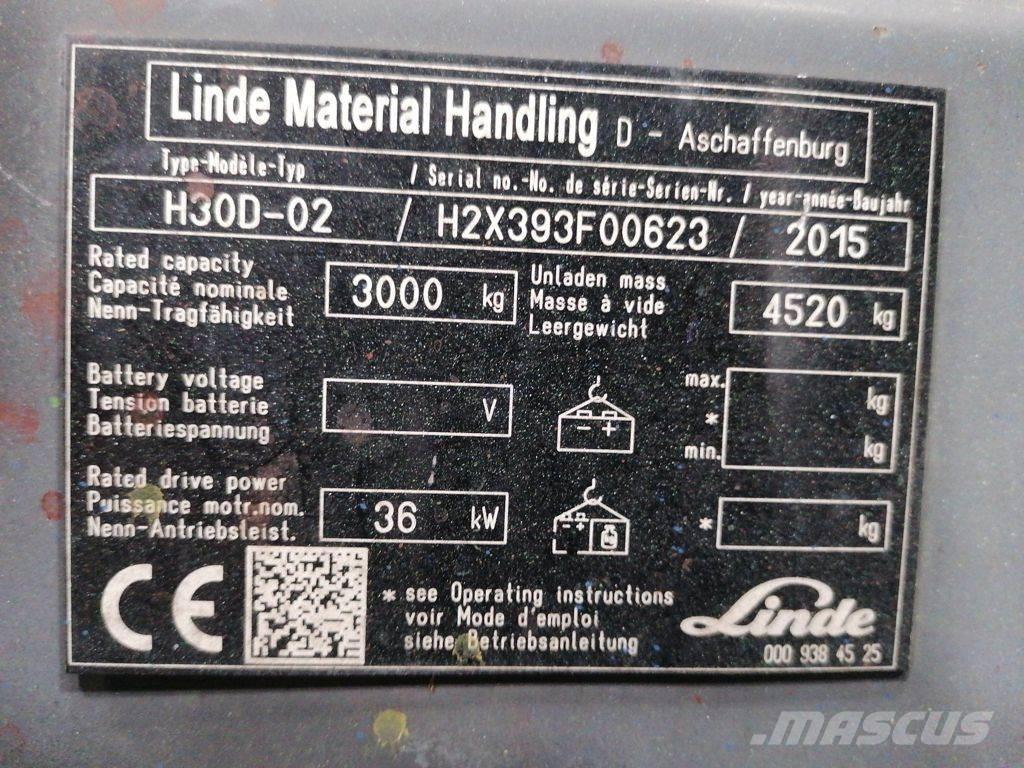 Linde H30D-02 Dieselstapler