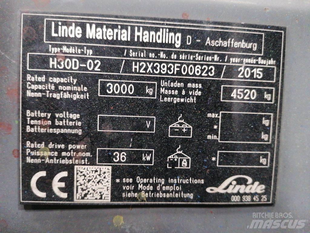 Linde H30D-02 Dieselstapler