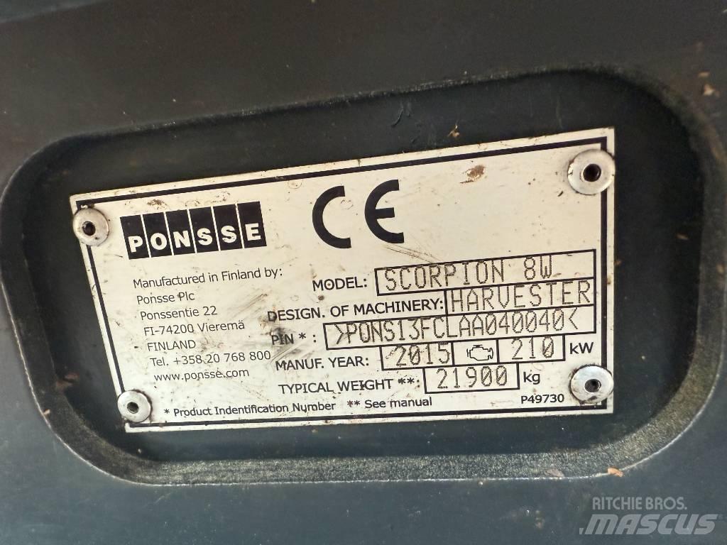 Ponsse SCORPION 8W Harvester