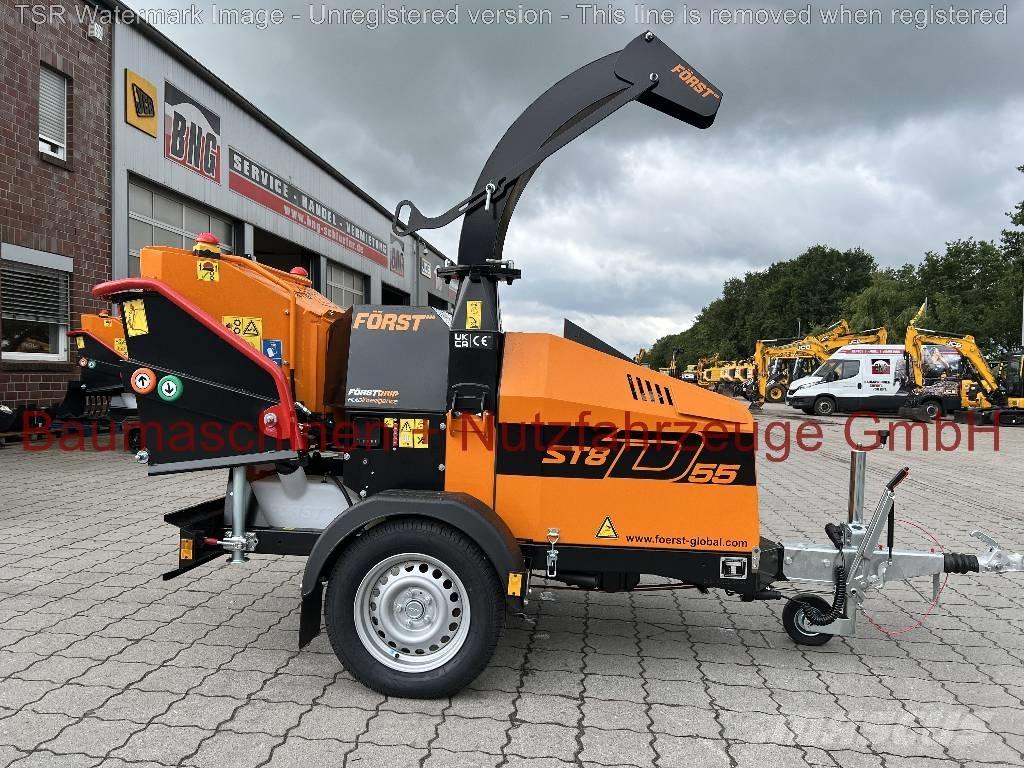  Först ST8D55 -Demo- Holzhäcksler