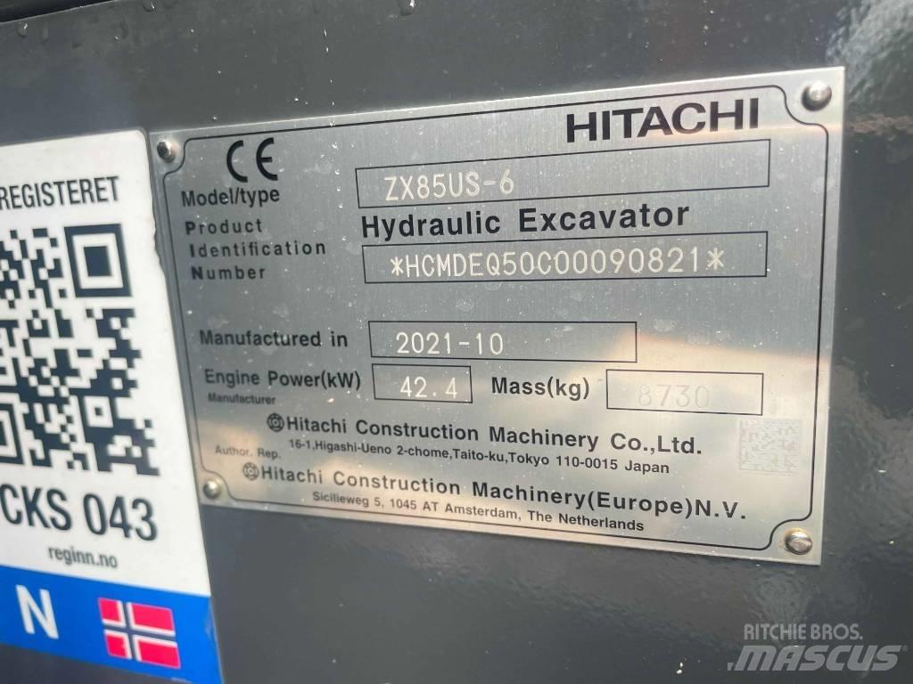 Hitachi ZX 85 US-6 Midibagger  7t - 12t