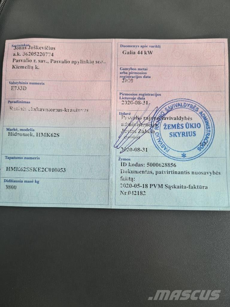 Hidromek HMK 62 SS Baggerlader