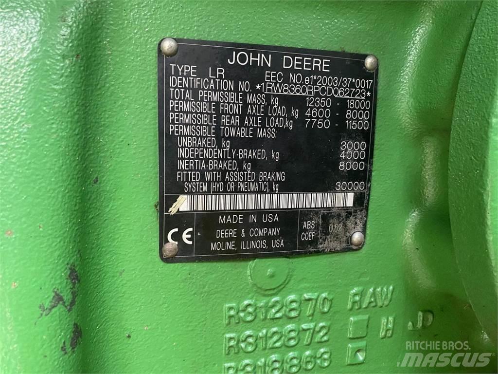John Deere 8360R Traktoren