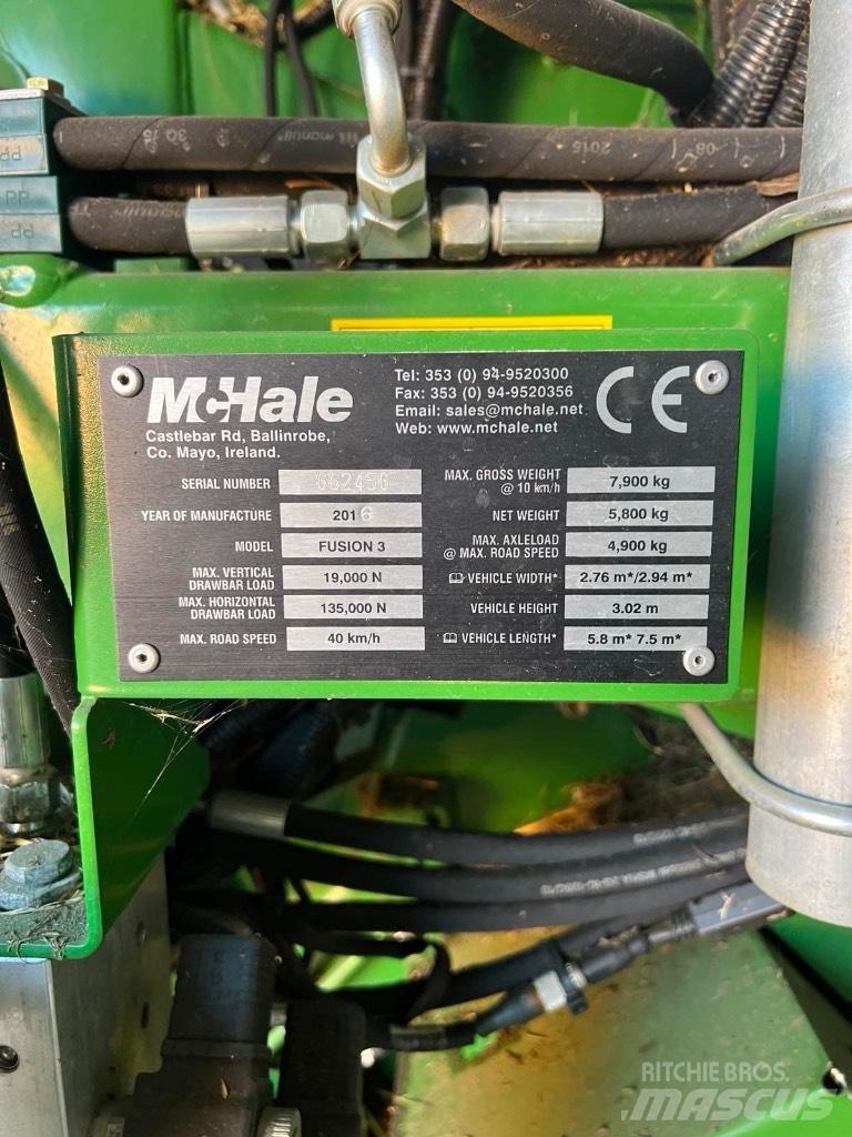 McHale Fusion 3 Plus Rundballenpressen
