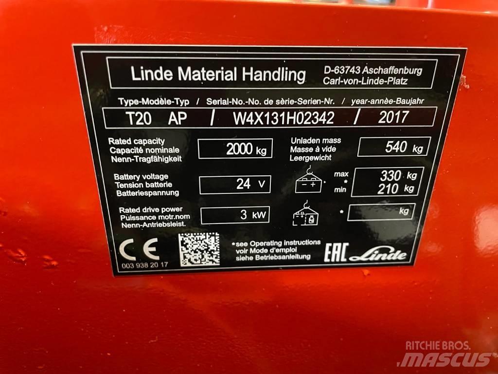 Linde T 20 Niedergabelstapler
