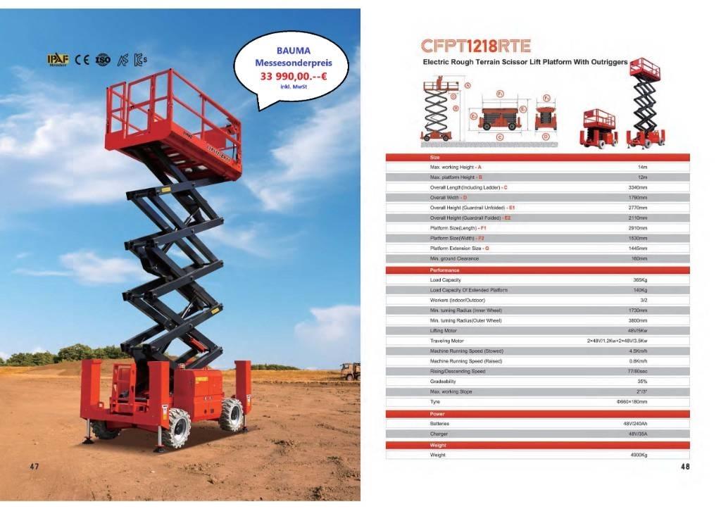 CFMG CFPT0815LDS Scheren-Arbeitsbühnen