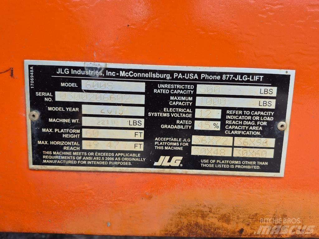 JLG 800 S Gelenkteleskoparbeitsbühnen