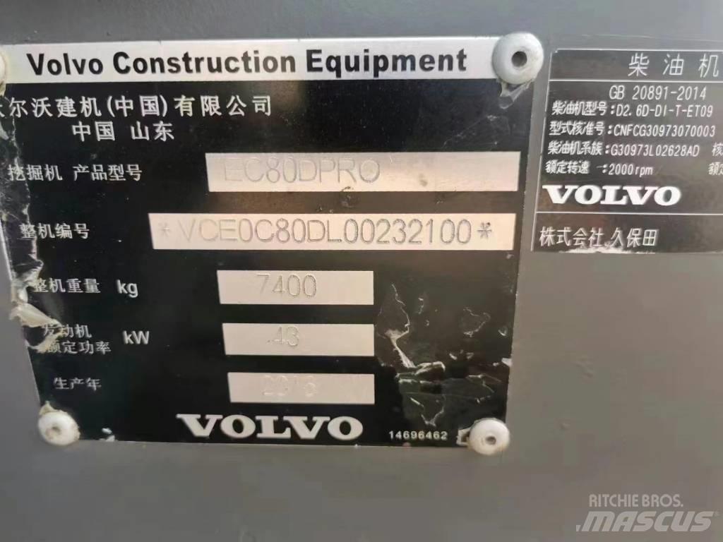 Volvo EC 80D PRO Raupenbagger