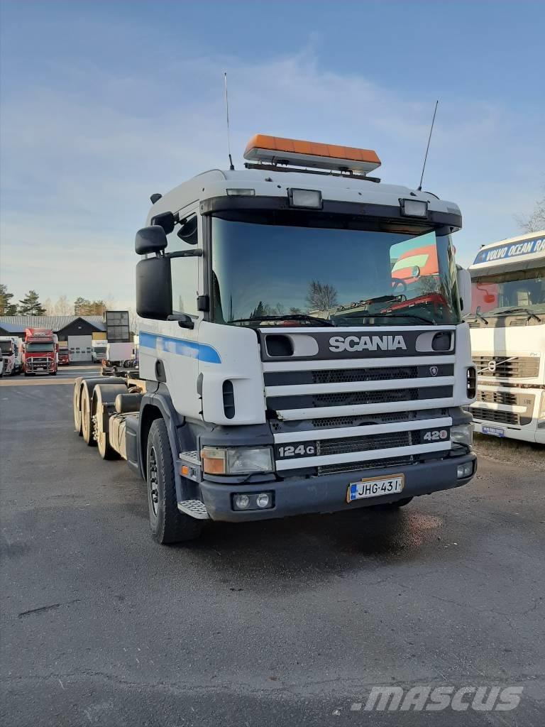 Scania P 124 Abrollkipper