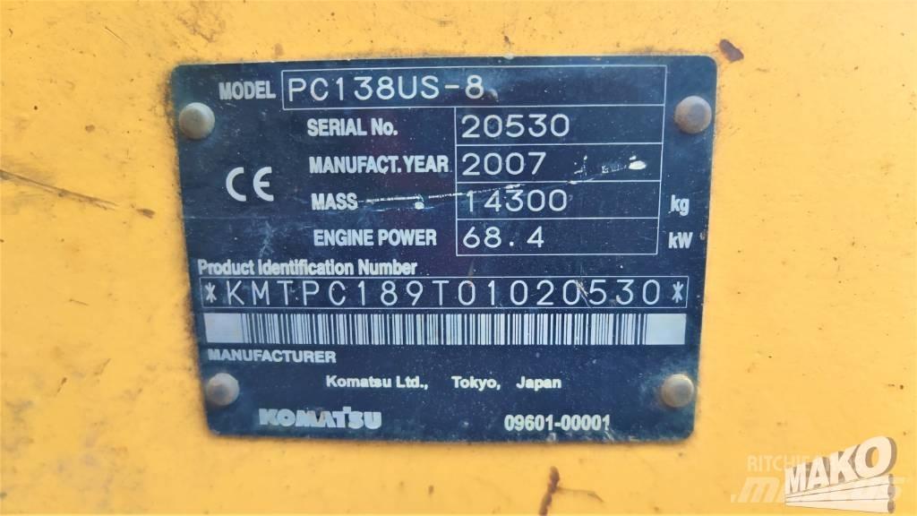 Komatsu PC 138 US-8 Raupenbagger