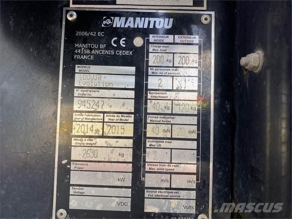 Manitou 100VJR Personenaufzüge