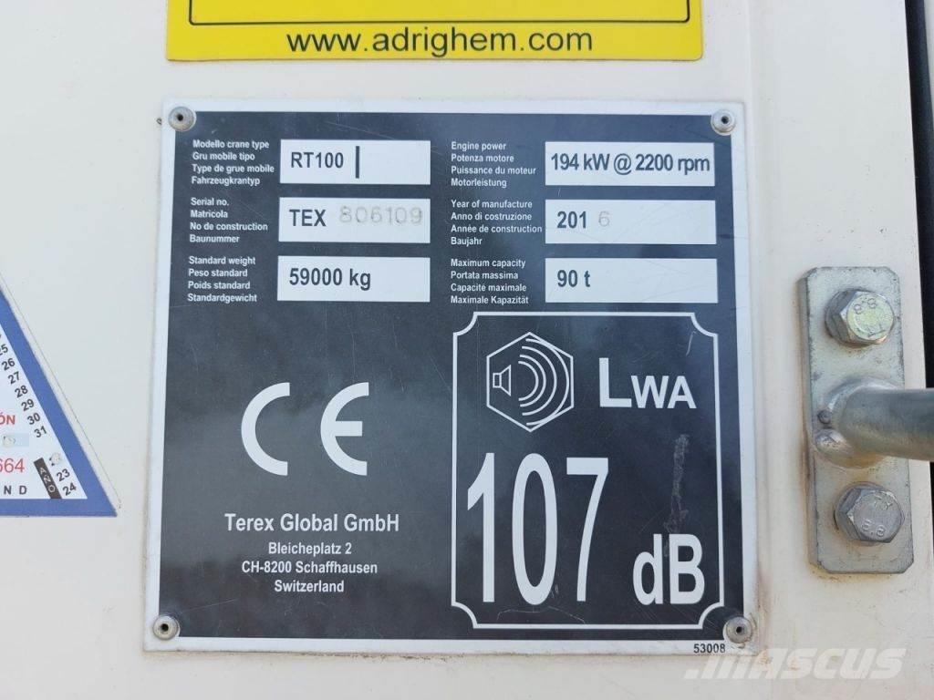 Terex RT100 Autokrane