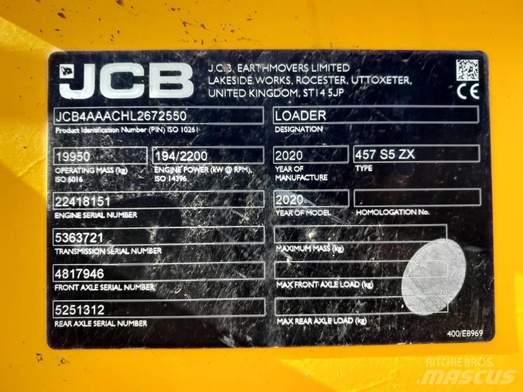 JCB 457 ZX Radlader