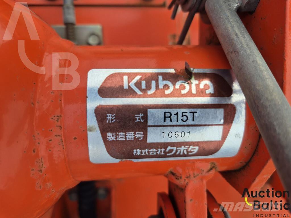 Kubota R 15T Motoreggen / Rototiller