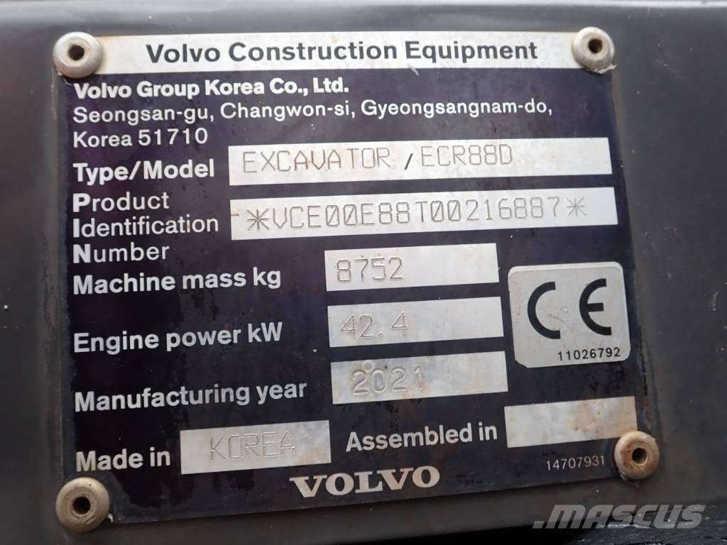 Volvo ECR 88 D Midibagger  7t - 12t
