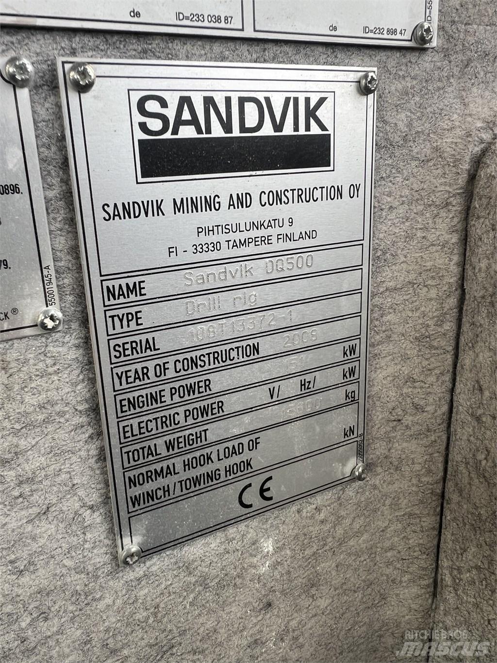 Sandvik DQ 500 Oberflächenbohrgeräte