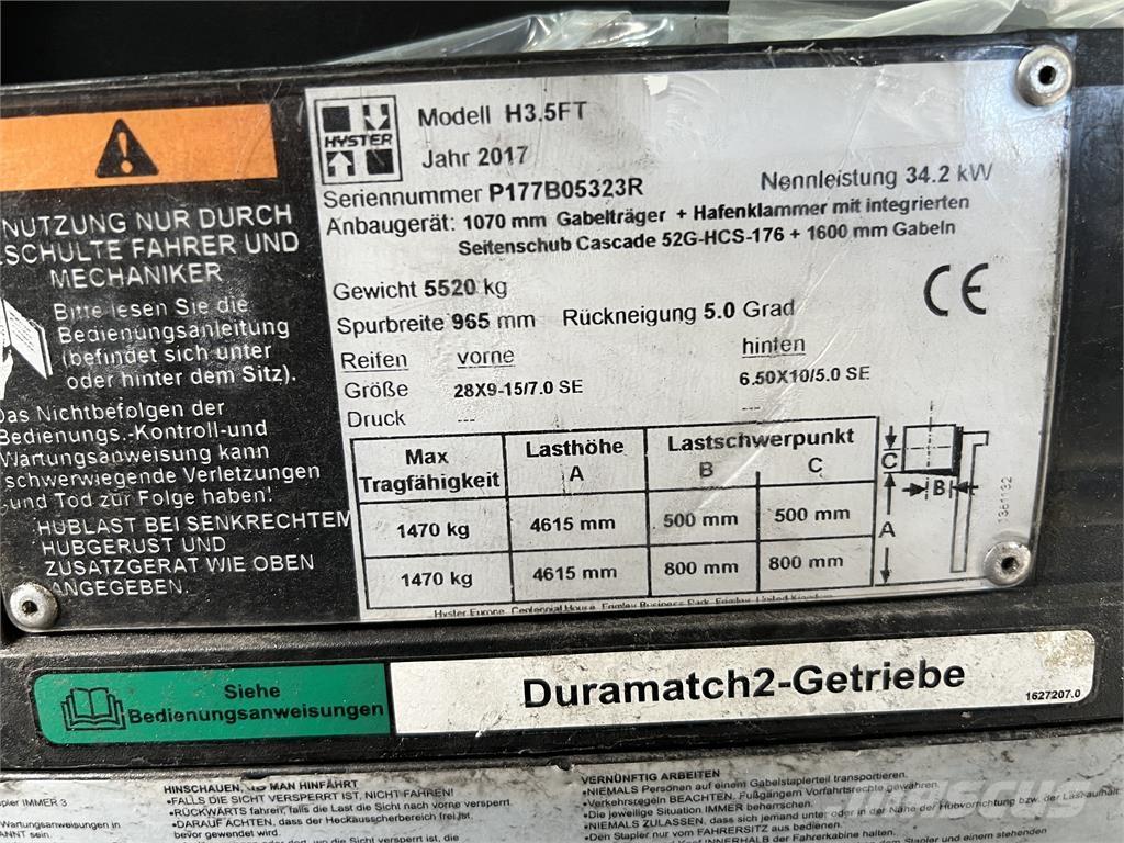 Hyster H3.5 FT/ 23R Dieselstapler