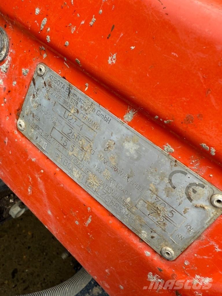 Kubota U 27-4 Minibagger < 7t