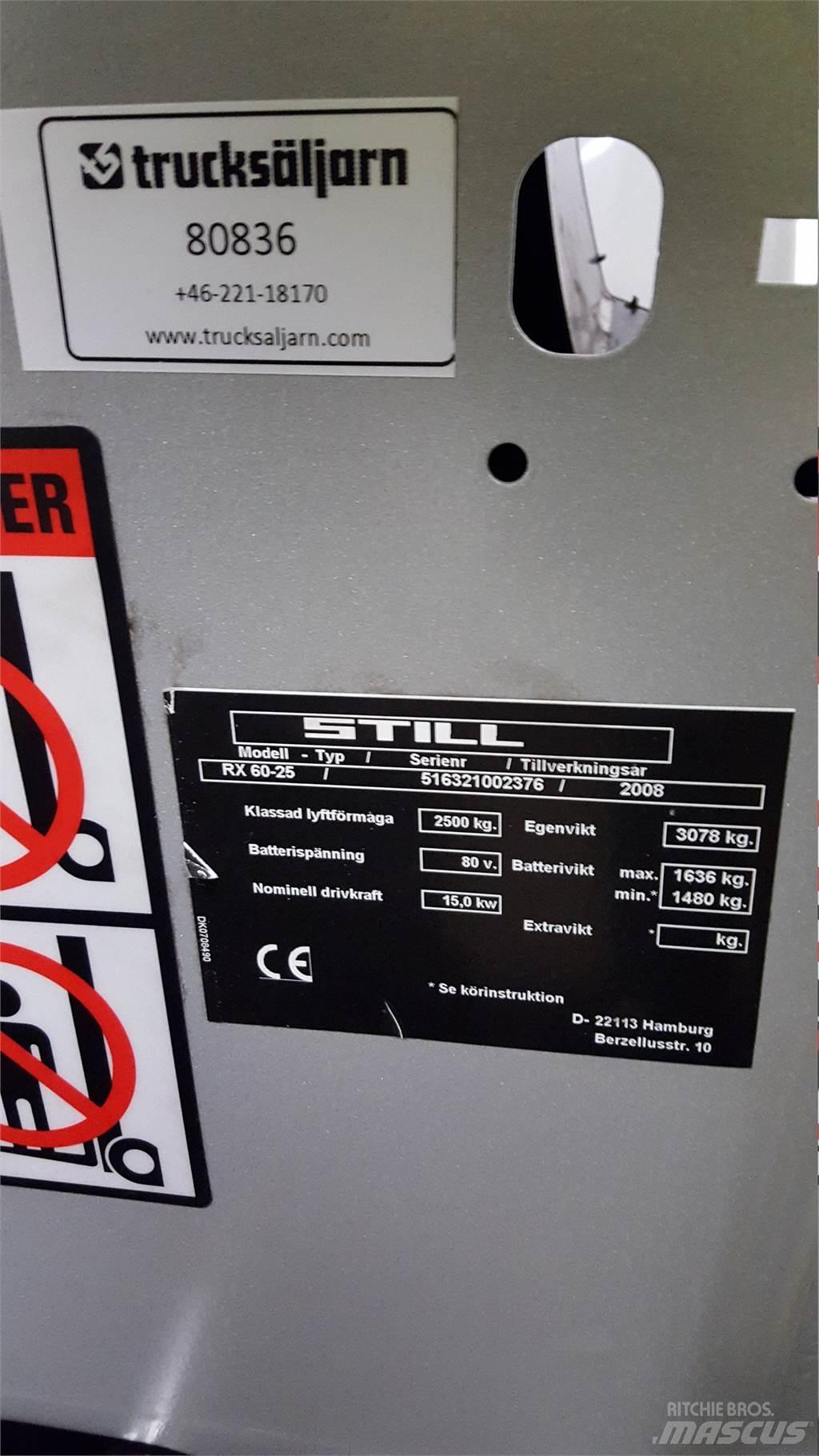 Still RX60-25 Elektrostapler