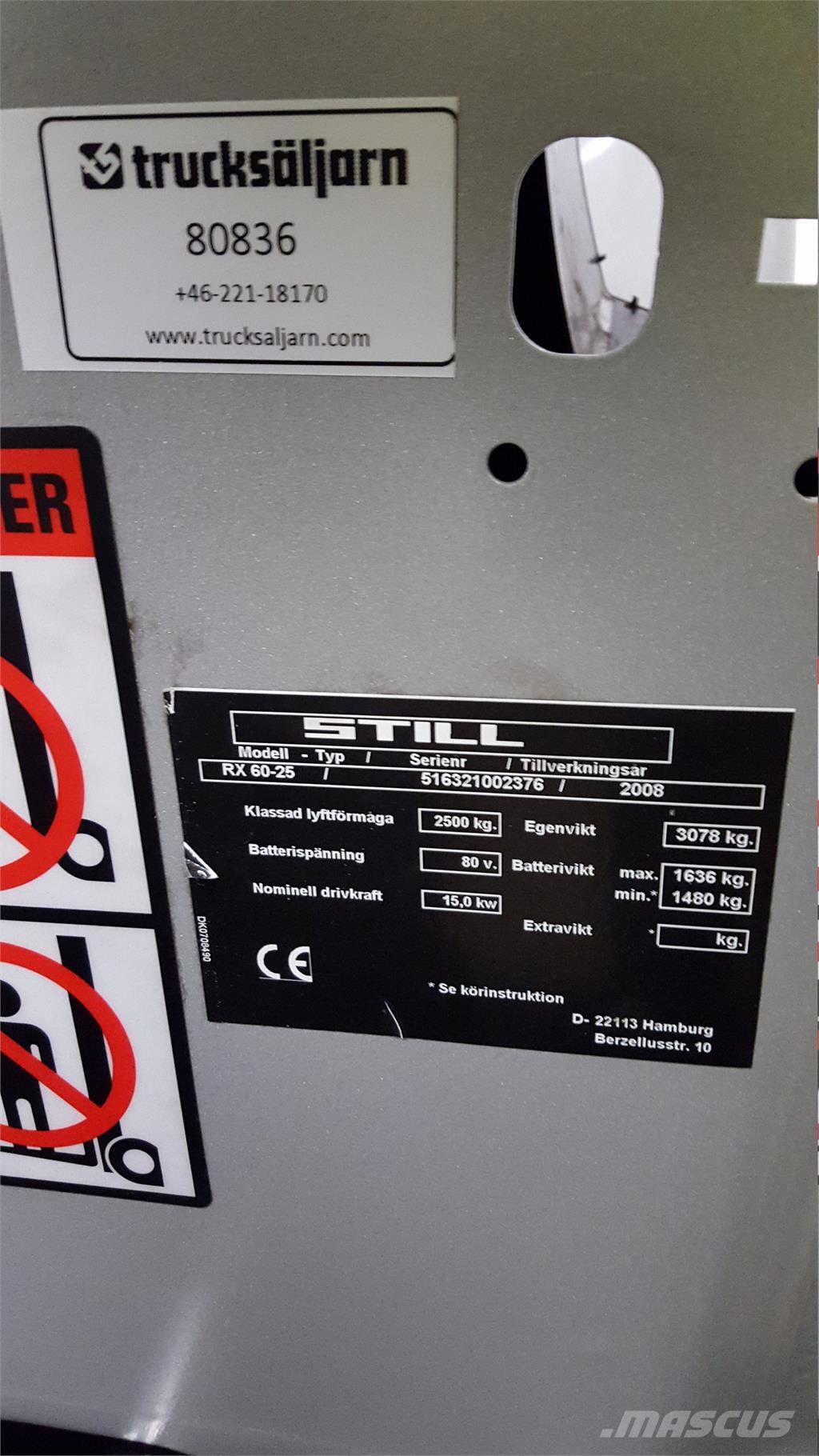 Still RX60-25 Elektrostapler
