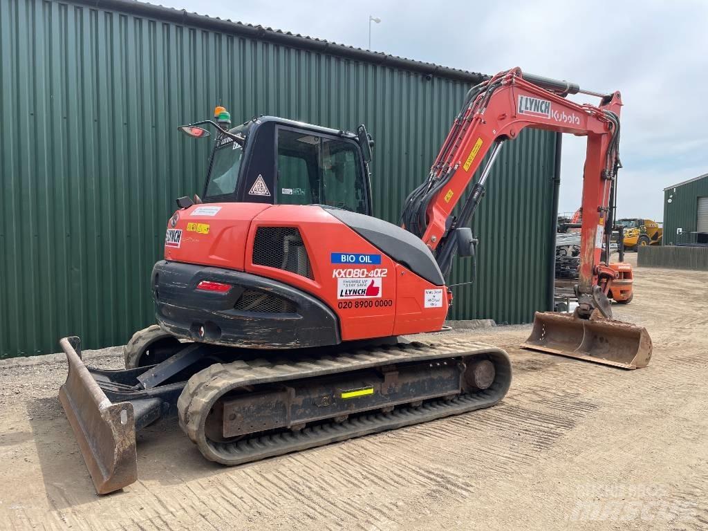 Kubota KX 080 Midibagger  7t - 12t