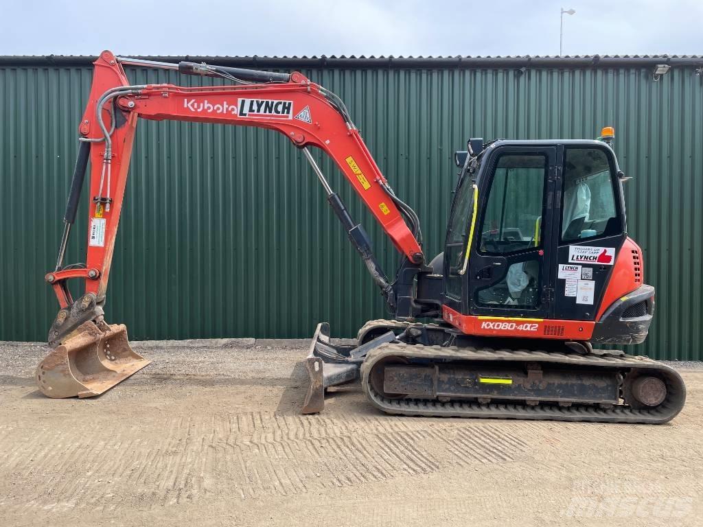 Kubota KX 080 Midibagger  7t - 12t