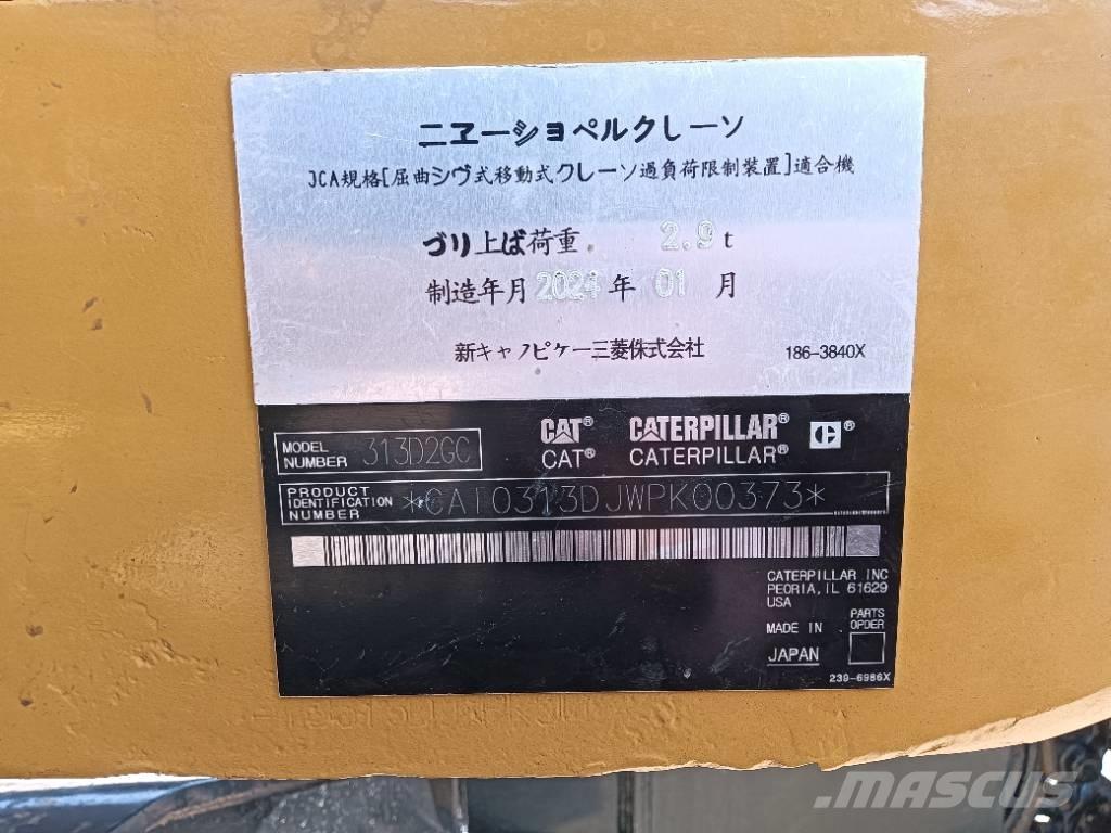 CAT 313 D Mobilbagger