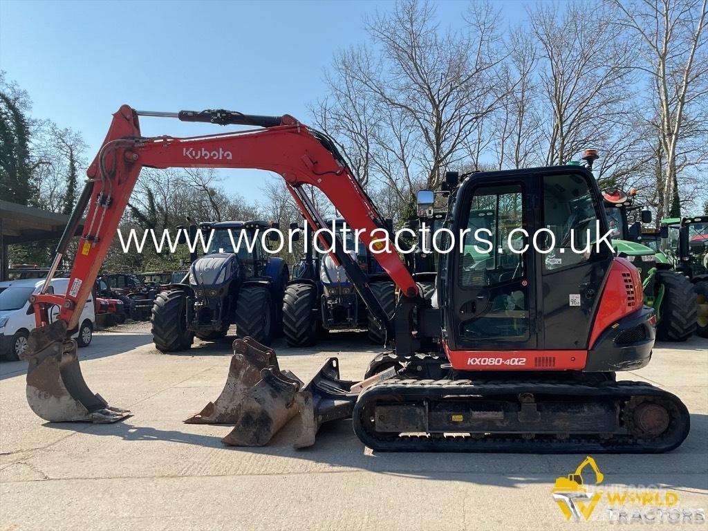 Kubota KX 080-4 Midibagger  7t - 12t