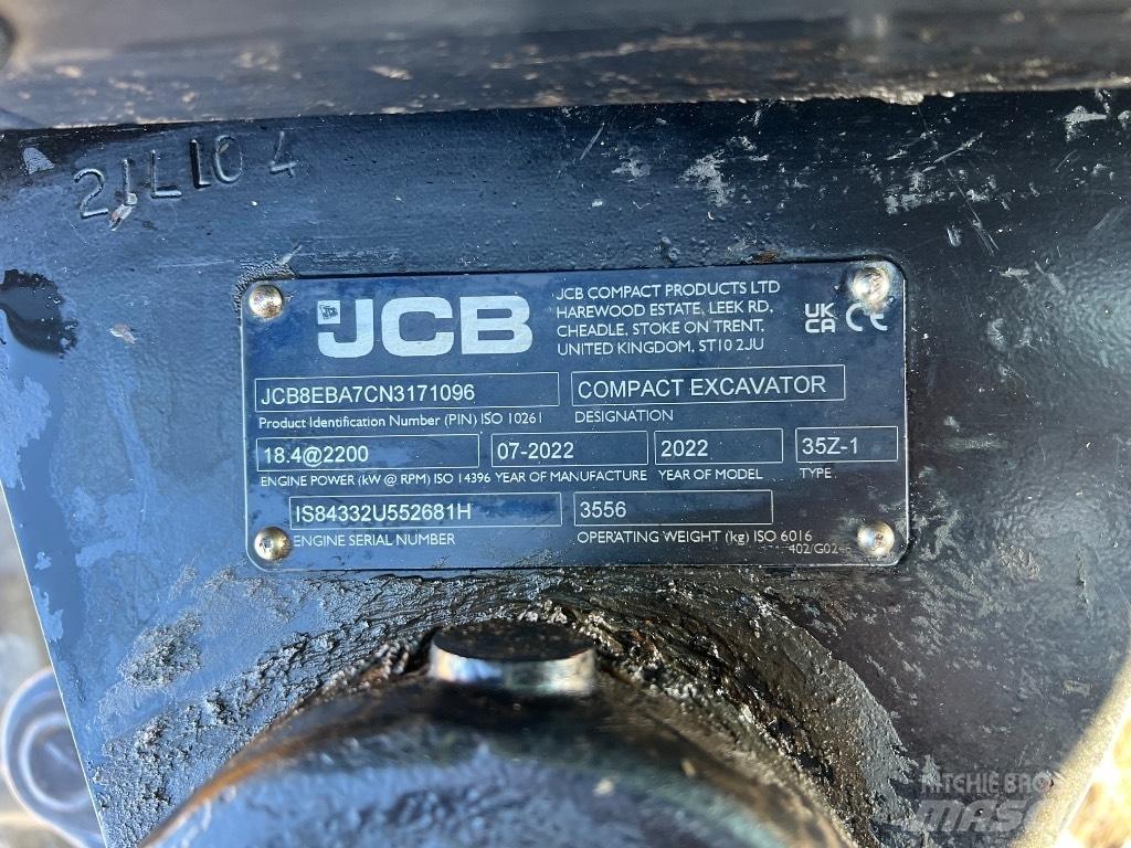 JCB 35 Z Minibagger < 7t