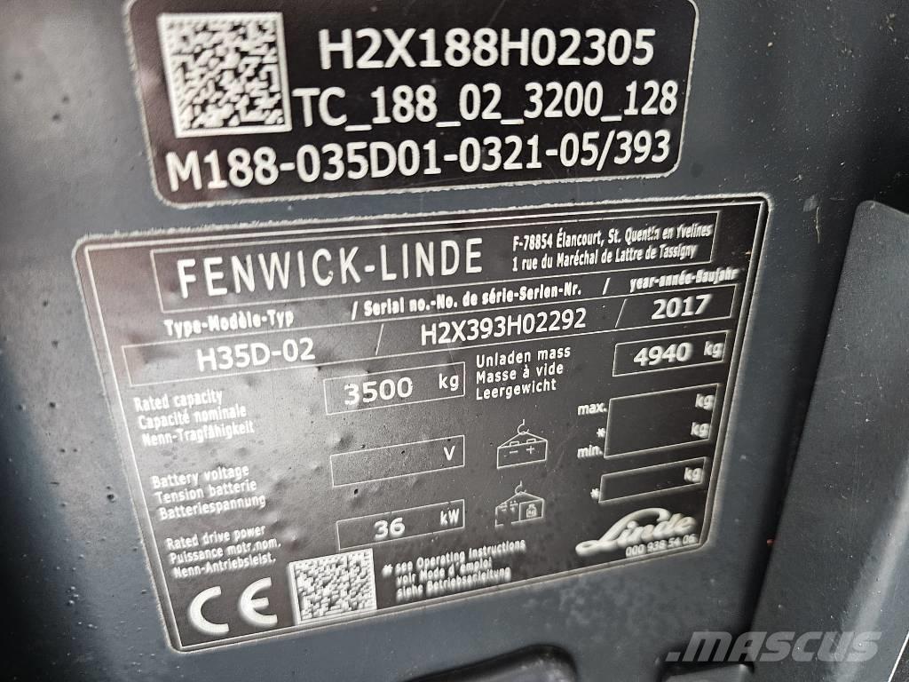 Linde H35D-02 Dieselstapler