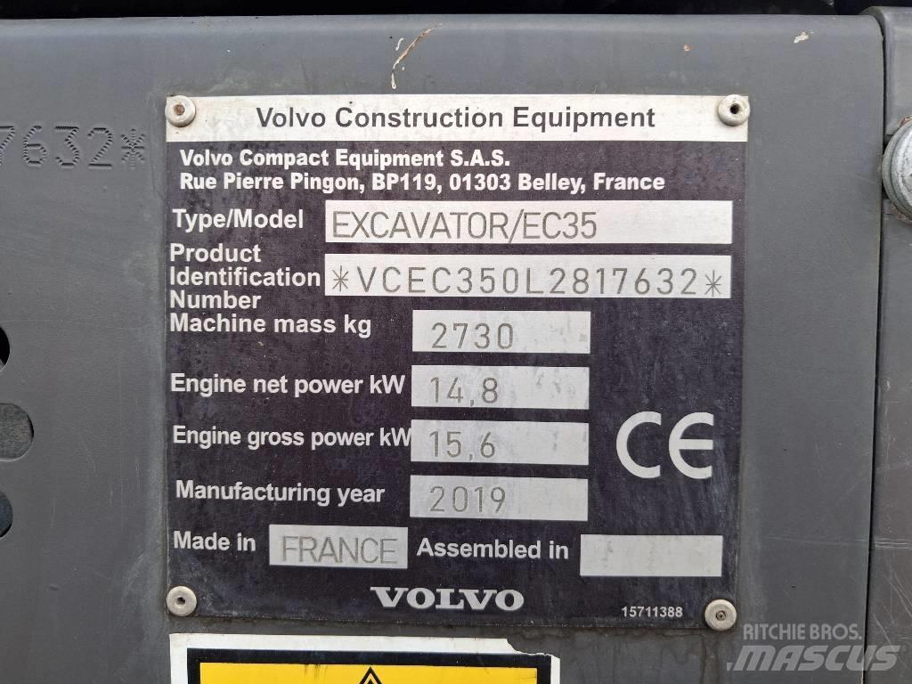 Volvo EC 35 Minibagger < 7t