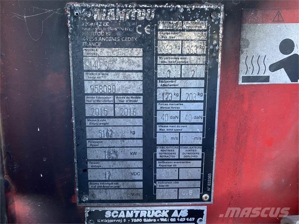 Manitou 140SC Scheren-Arbeitsbühnen