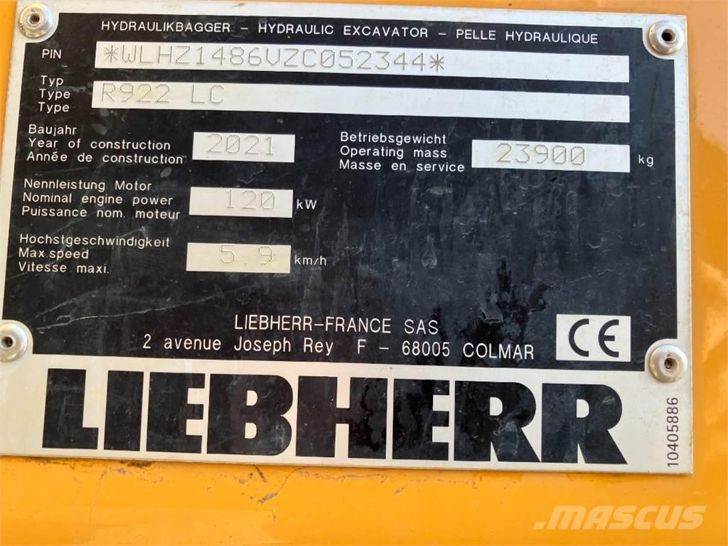 Liebherr R922 Raupenbagger