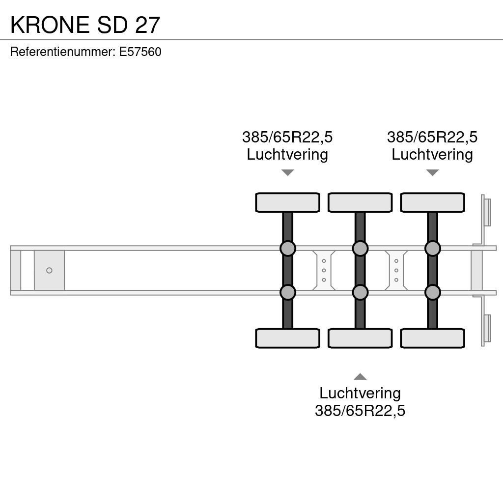 Krone SD 27 Curtainsiderauflieger