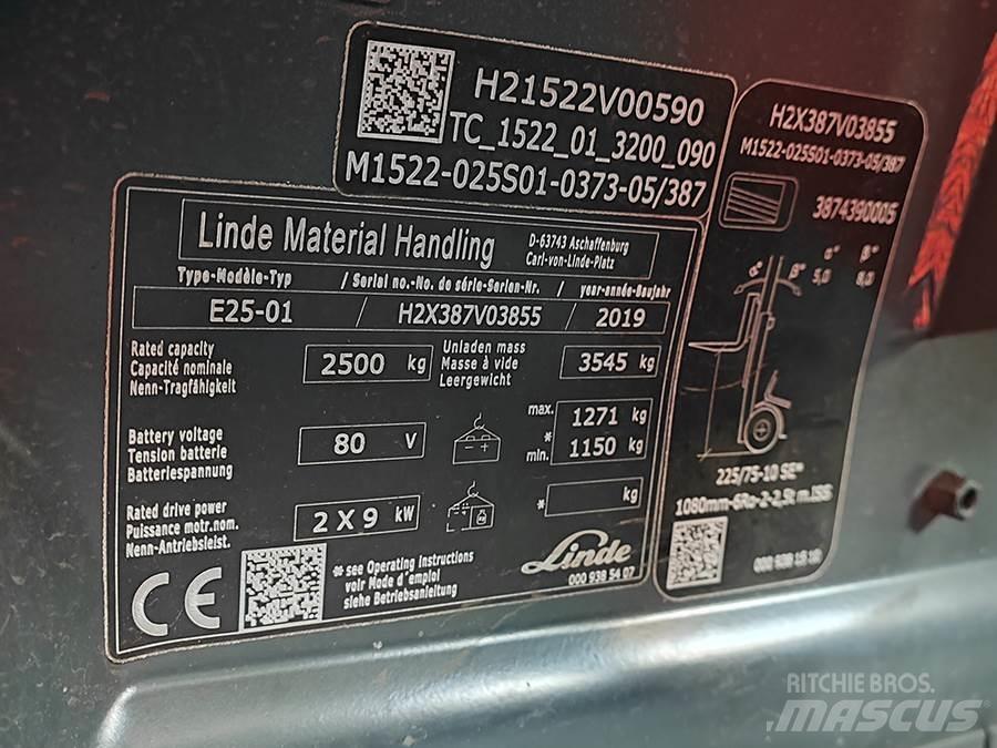 Linde E25-01 Elektrostapler