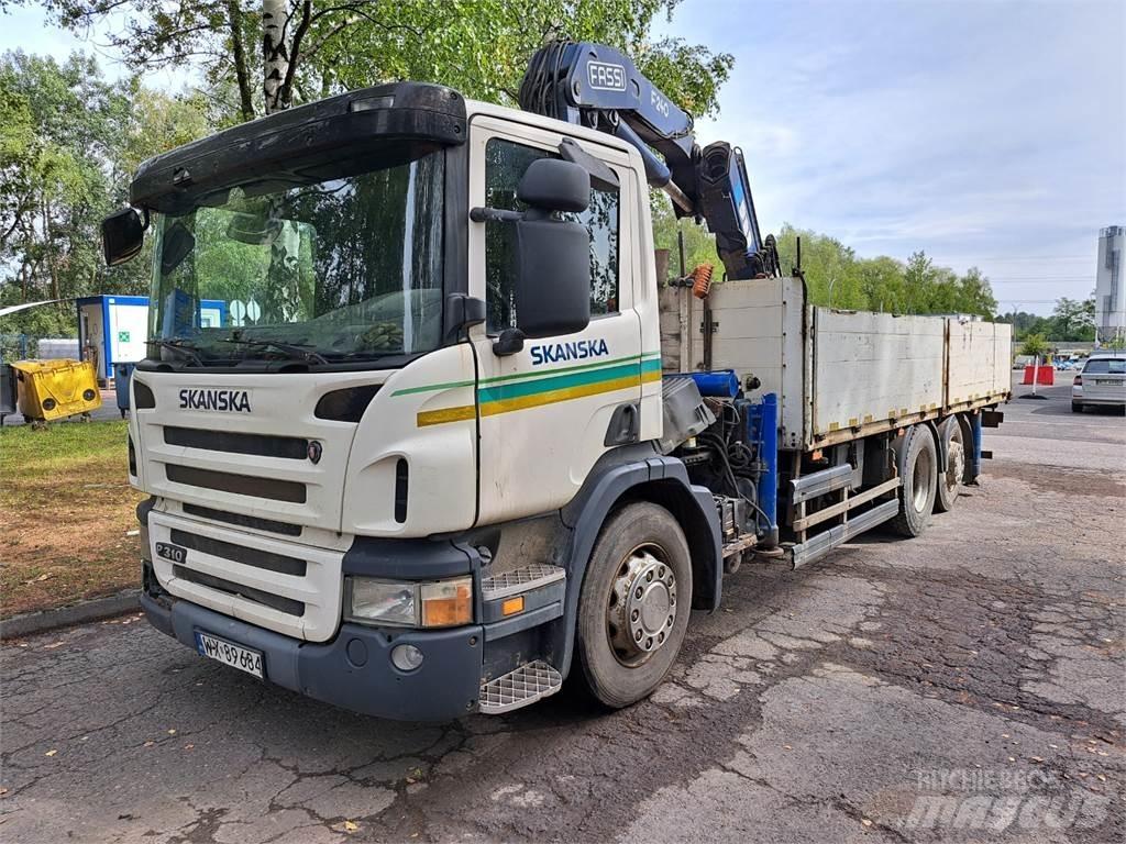 Scania P310 + HR Pritschenwagen/Pritschenwagen mit Seitenklappe