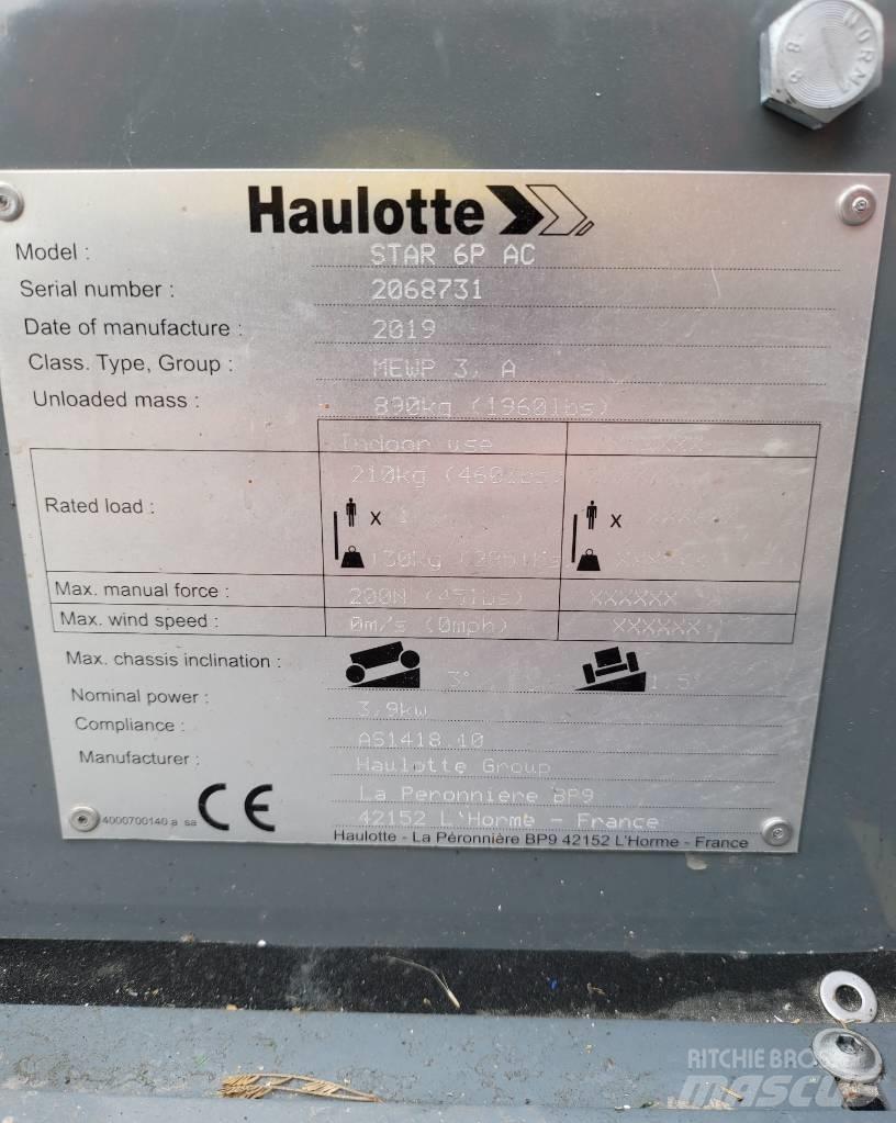 Haulotte Star 6 P Teleskopbühnen