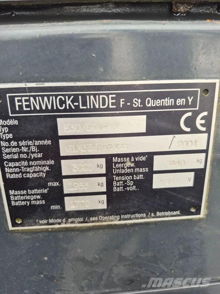 Linde e30/600-02 Elektrostapler