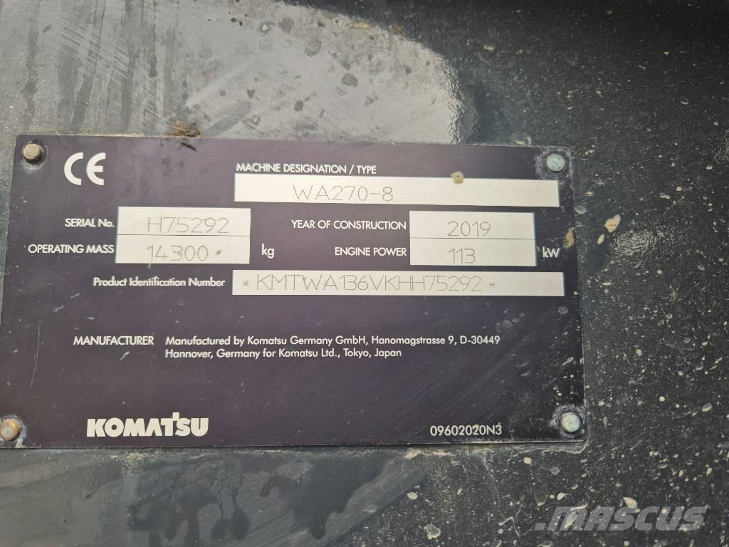Komatsu WA 270-8 Radlader