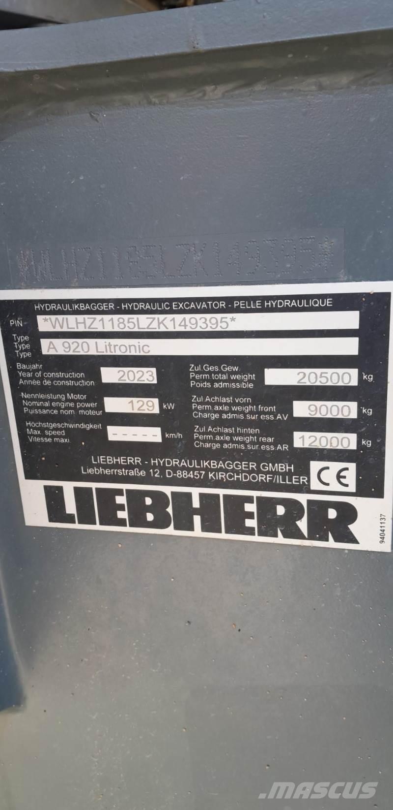 Liebherr A920 Mobilbagger