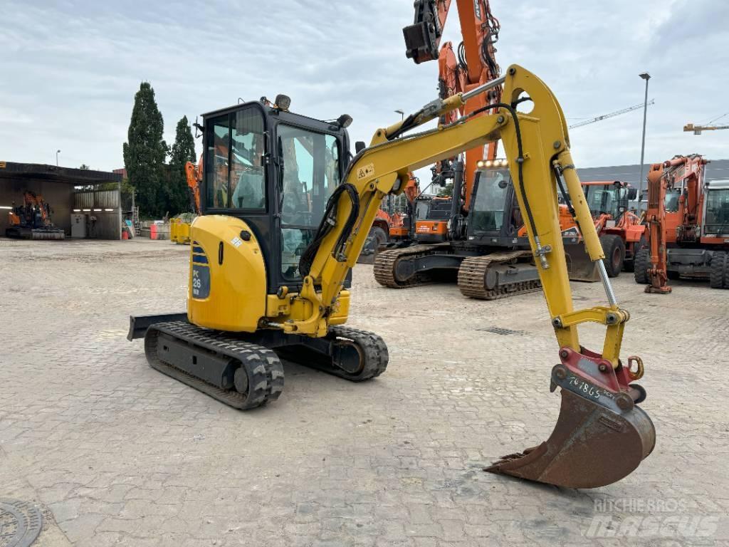 Komatsu PC26MR-3 Minibagger < 7t