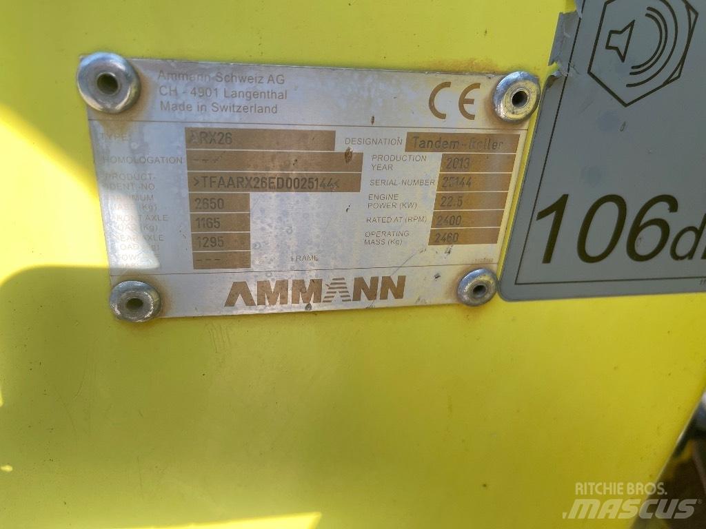Ammann ARX 26 Tandemwalzen
