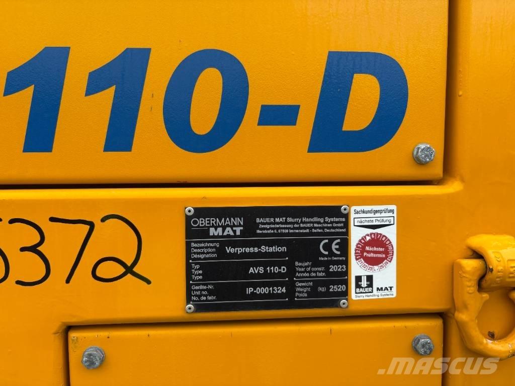 BAUER MAT AVS110-D Sonstige Baumaschinen