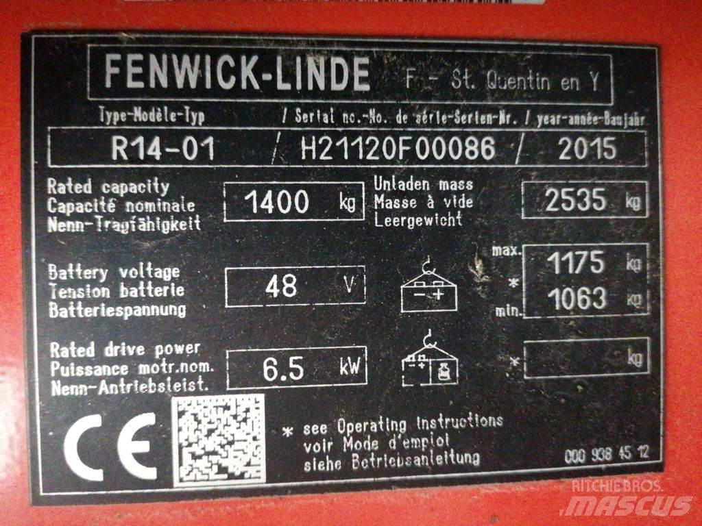 Linde R14-01 Schubmaststapler