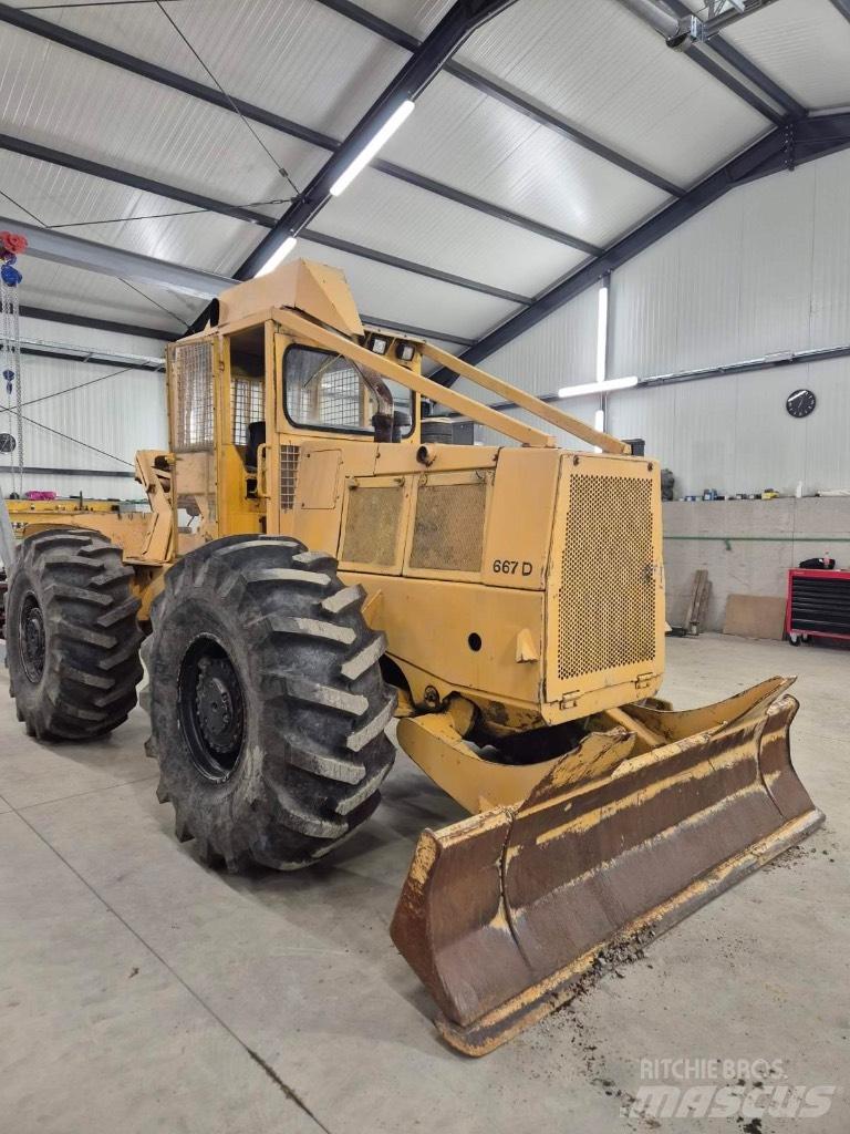 John Deere 667d Forsttraktoren