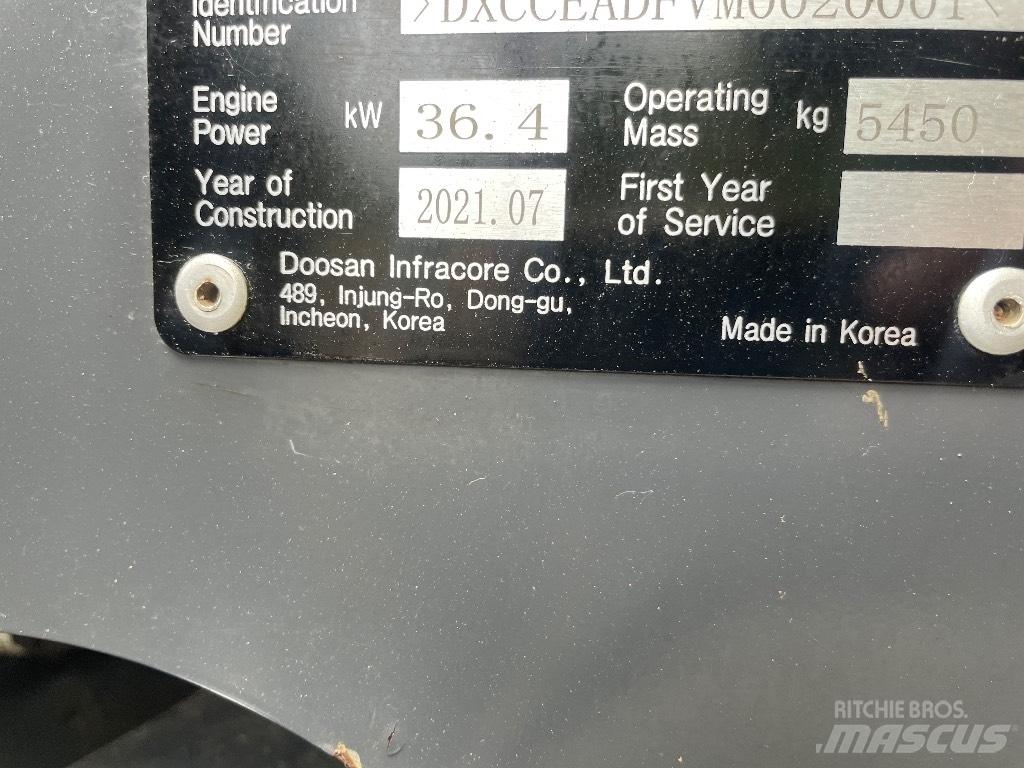 Doosan DX 50 Z Minibagger < 7t