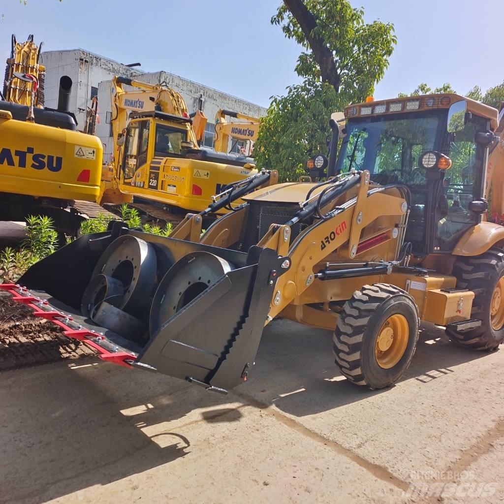 CAT 420F Baggerlader