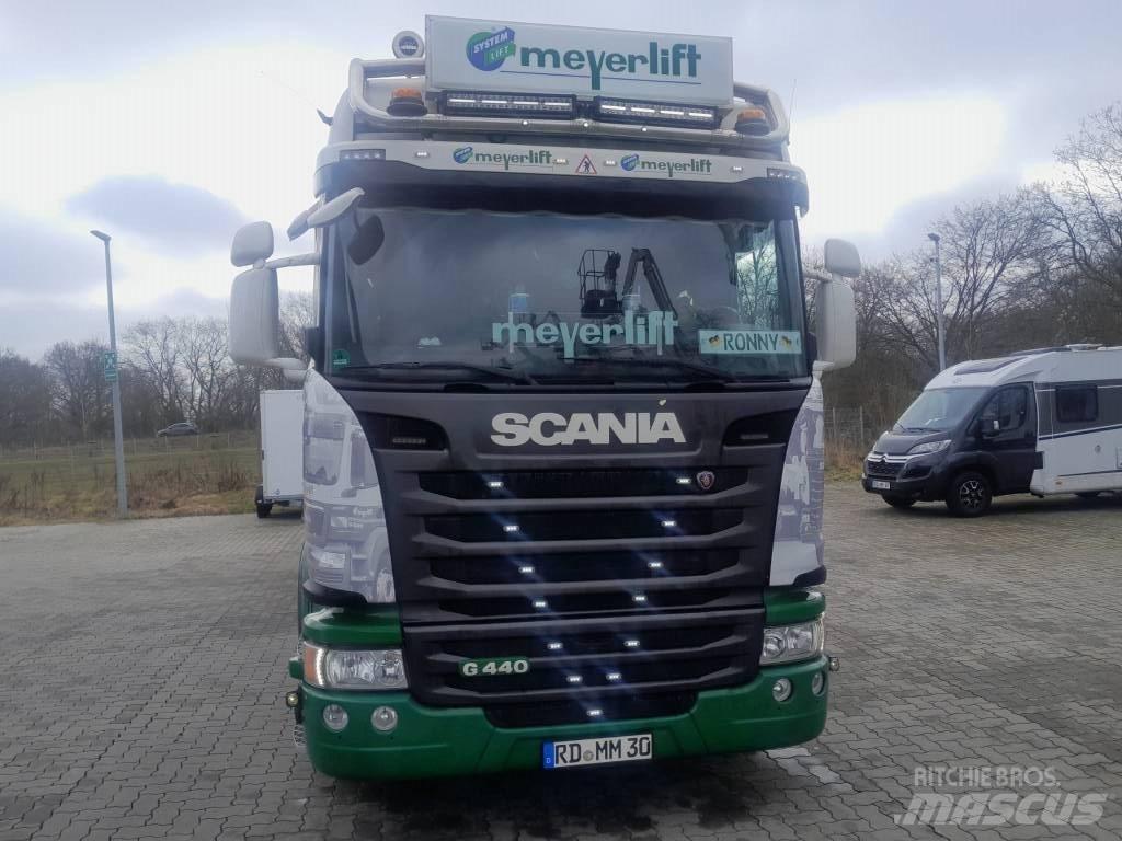Scania G 440 Pritschenwagen mit Seilwinde