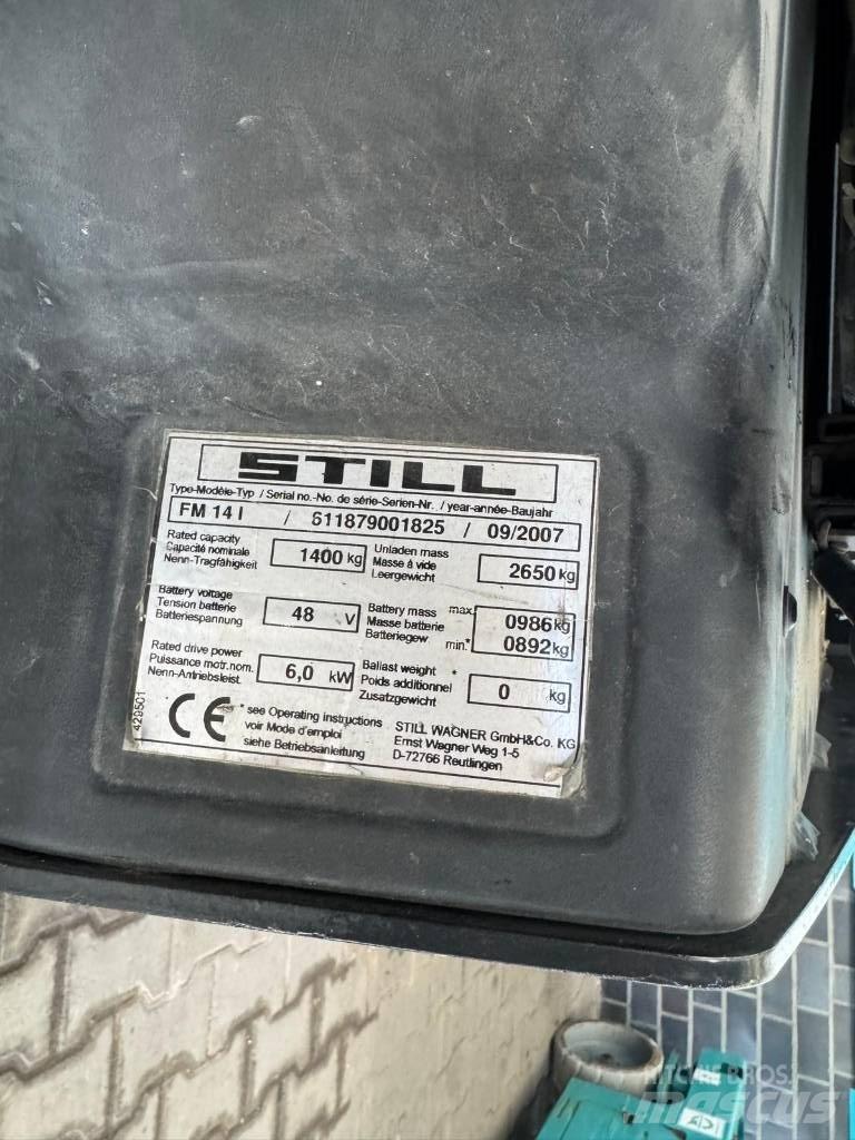 Still FM 14 l Schubmaststapler